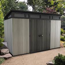 Keter Artisan 11x7 Pent Tongue & groove Grey Plastic Shed with floor | DIY at B&Q