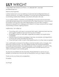 We strive to provide the young minds a chance to learn. Customer Service Representative Cover Letter Examples Livecareer