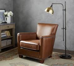 Irving Square Arm Leather Armchair