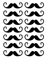 Free Printable Mustache Valentines Paper Trail Design