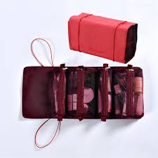 4 in 1 roll up detachable cosmetic bag