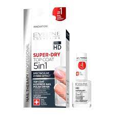 eveline nail therapy super dry top coat 5 in 1