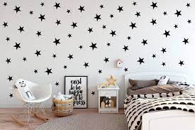 gold stars wall decal confetti star