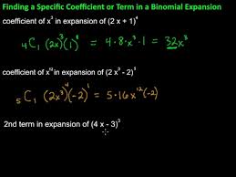 Term In A Binomial Expansion