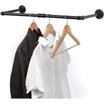 Get it as soon as mon, may 24. Wall Mounted Clothes Rack Wayfair