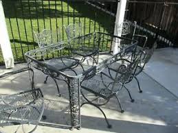 Subscribe to enter our giveaway and be the first. Vintage Wrought Iron Woodard Andalusian Dining Set Or Patio Set Ebay