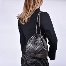 chanel gabrielle small backpack black
