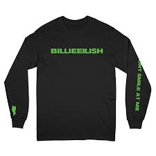 Black Long Sleeve Shirt Billie Eilish