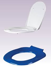 Akw 23125 Blue Ergonomic Toilet Seat