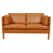 Seater Sofa In Cognac Anilin Leather