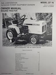 bolens qt 16 1666 lawn garden tractor