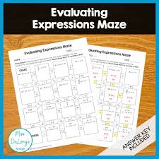 Free Evaluating Expressions Maze