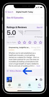 The first chart will show the top podcasts and episodes in your country. How To Leave A Rating Or Review For A Podcast From Your Iphone Or Ipad Digital Health Today