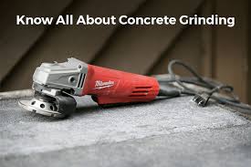 how to use concrete grinder