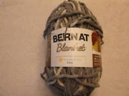 Details About Bernat Blanket Big Ball Yarn Super Bulky Color 10001 Silver Steel 10 5 Ozs 37