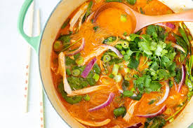 10 minute thai red curry noodle soup