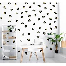 Leopard Print Wall Stickers Black And