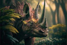 triceratops dinosaur ancient herbivore
