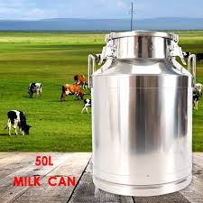 50L13.25 Gallon Wine Barrel Milk Can Pail Bucket Can Milk Storage Container  Can | eBay