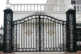 simple cast door iron gate designs
