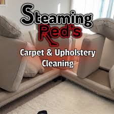 steaming reds carpet upholstery