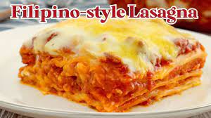 filipino style lasagna baked or no