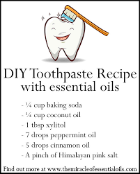 diy essential oil toothpaste recipe for