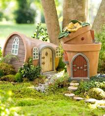 miniature fairy garden solar flower pot