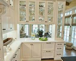 Double Sided Glass Kitchen Cabinets