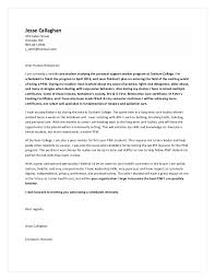 Jesse Callaghan Cover Letter Psw