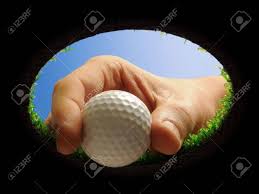 Hand Taking A Golf Ball Out Of A Golf Hole Seen From Below Stock Photo,  Picture And Royalty Free Image. Image 15333649.