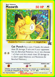 Every effort has been made to ensure the. Meowth Wizards Of The Coast Promos 10 Pokemon Card