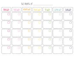 Monthly Calendar Pdf Calendar Calendar Blank Monthly Calendar