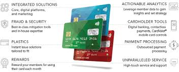 It offers all the convenience and safety of a credit card and combines it with benefits like reward points and fuel. Credit Card Services And Solutions For Credit Unions Synergent