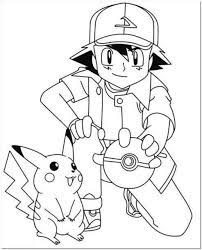 These pokemon coloring pages allow kids to accompany their favorite characters to an adventure land. Ash And Pikachu Coloring Pages Pikachu Coloring Page Pokemon Coloring Pages Pokemon Coloring
