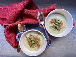 creamy vegan chayote squash soup