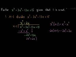 A Cubic Polynomial Long Division
