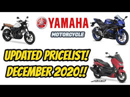yamaha motorcycle list in the