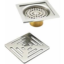 Square Shower Drain Anti Odor Stainless