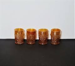 Antique Tumblers Carnival Glass