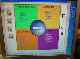 Smartboard Centers Rotation With Timer Daily Five