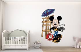 Mickey Mouse Wall Decal Cartoon Wall