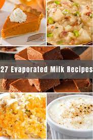 evaporated milk recipes