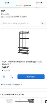 Ikea Pinnig Coat Rack And Shoe Storage