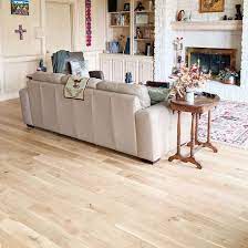 wire brushed natural white oak flooring