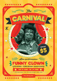 Carnival Flyer Template 49 Free Psd Ai Vector Eps Format