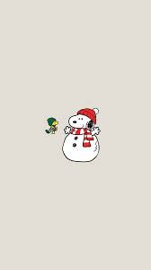 free snoopy christmas snowman