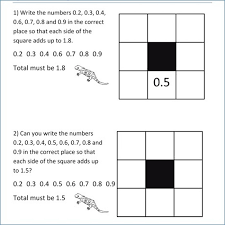 Number Grid Puzzles Worksheets Everyday Math Antihrap Com