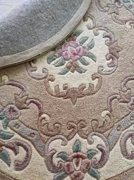 wool round hand tufted rugs for floor