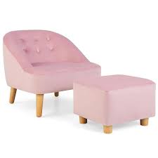 Costway Pink Kids Sofa Chair With